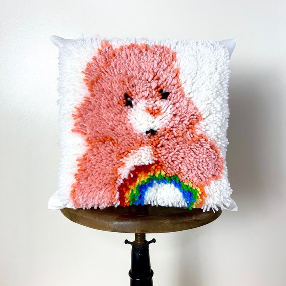 Latch Hook Custom Pillow Craft Pillow Custom Kids Etsy