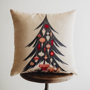 Nordic Christmas Tree Throw Pillow Cover | Christmas tree | Christmas Gifts | Room Decor | Mom Gift | Aaesthetic Room Decor | Room Decor