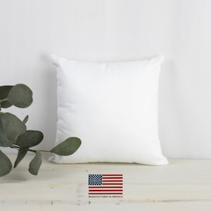 27x27 | Indoor Outdoor Hypoallergenic Polyester Pillow Insert | Quality Insert | Pillow Inners | Throw Pillow Insert | Square Pillow Inserts