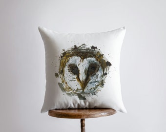 Owl | Owl Gifts | Bird | Brid Prints | Bird Decor | Accent Pillow Covers | Throw Pillow Covers | Pillow | Room Decor | Bedroom Decor