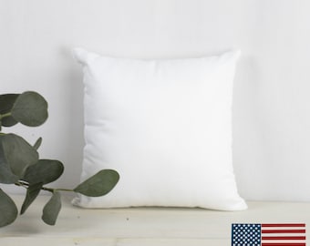 6x6 | Synthetic Down Alternate Indoor Outdoor Hypoallergenic Pillow Insert | Premium Insert | Luxury Insert | Square Pillow | Pillow Form