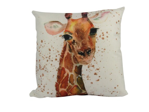 Giraffe Pillow Cover Giraffe Print Giraffe Throw Pillow Giraffe Pillow