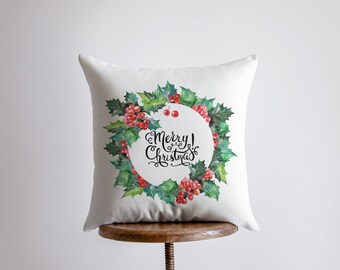 Merry Christmas | Pillow Cover | Christmas Pillowcases | Christmas Decor | Throw Pillow | Home Décor | Christmas tree | Christmas Gifts