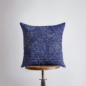 Mapa de las estrellas / Mapa estelar / Decoración de planetas / Constelación / Vía Láctea / Almohada / Decoración del hogar / Decoración de la habitación / Decoración de la habitación de los niños