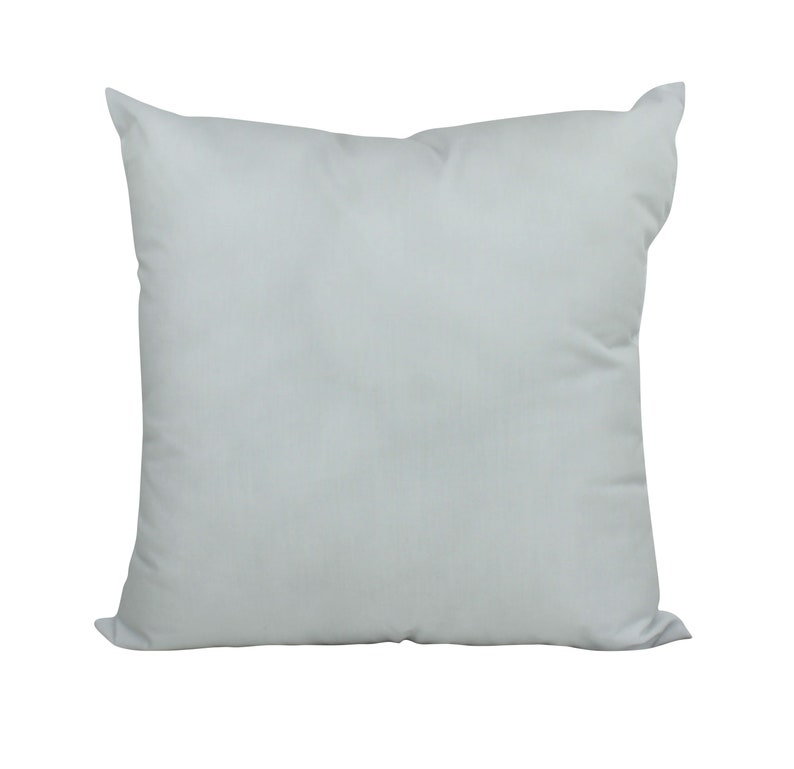 Down Alternative Hypoallergenic Pillow Insert Cotton Cover | 10x10 | 12x12 | 14x14 | 16x16 | 18x18 | 20x20 | 22x22 | 24x24 | Throw Pillow image 4
