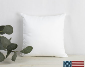 8x8 | Synthetic Down Alternate Indoor Outdoor Hypoallergenic Pillow Insert | Premium Insert | Luxury Insert | Square Pillow | Pillow Form