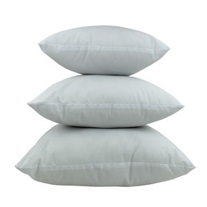 Down Alternative Hypoallergenic Pillow Insert Cotton Cover | 10x10 | 12x12 | 14x14 | 16x16 | 18x18 | 20x20 | 22x22 | 24x24 | Throw Pillow image 3