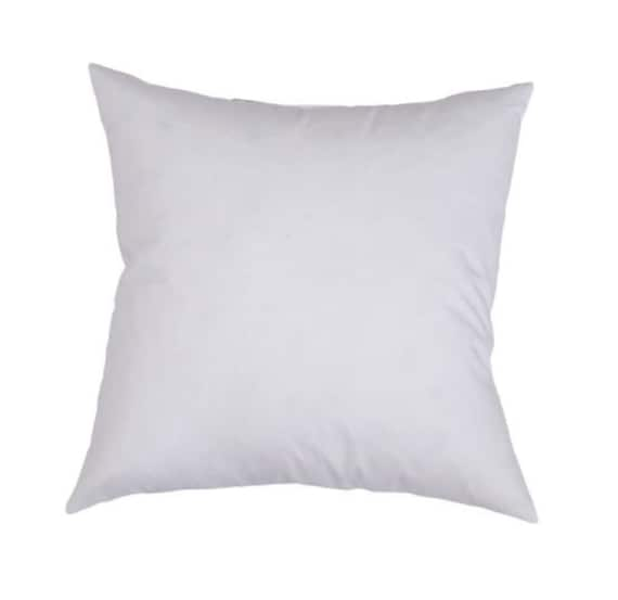 Cotton Cover Hypoallergenic Polyester Filled Pillow Insert | 12x12 | 14x14 | 16x16 | 18x18 | 20x20 - UniikPillows 12x12