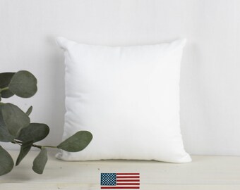 28x28 | Indoor Outdoor Hypoallergenic Polyester Pillow Insert | Quality Insert | Pillow Inners | Throw Pillow Insert | Square Pillow Inserts