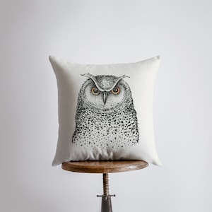 Owl | Pillow Cover | Throw Pillow | Home Decor | Owl Print | Owl Decor | Owl Gifts | Pillow | Aesthetic Room Decor | Gift for her