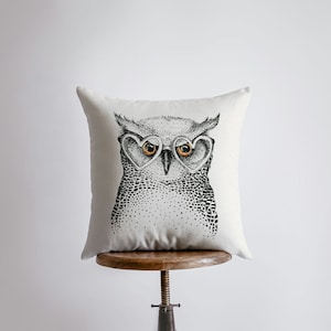 Owl | Pillow Cover | Throw Pillow | Home Decor | Owl Print | Owl Decor | Owl Gifts | Pillow | Aesthetic Room Decor | Gift for her