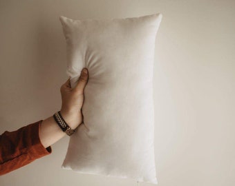 20x12 or 12x20 | Indoor Outdoor Hypoallergenic Polyester Pillow Insert | Quality Insert | Pillow Insert | Throw Pillow Insert | Pillow Form