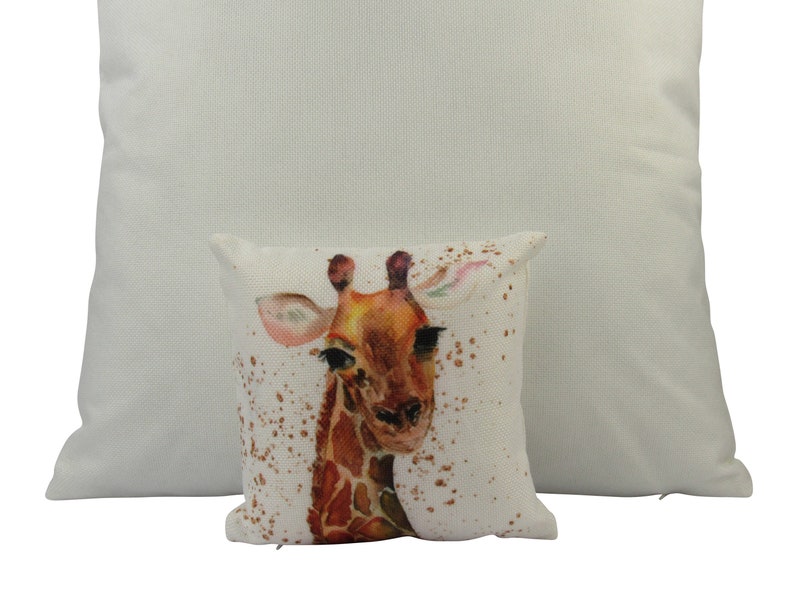 MINI Giraffe Pillow Giraffe Print Throw Pillow Home Etsy