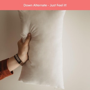 14x24 or 24x14 | Indoor Outdoor Down Alternative Hypoallergenic Polyester Pillow Insert | Quality Insert | Throw Pillow Insert | Pillow Form