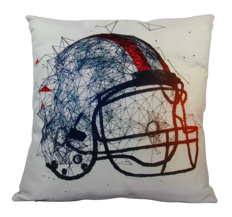 Football Helmet Football Fabric Football Decor Football Etsy