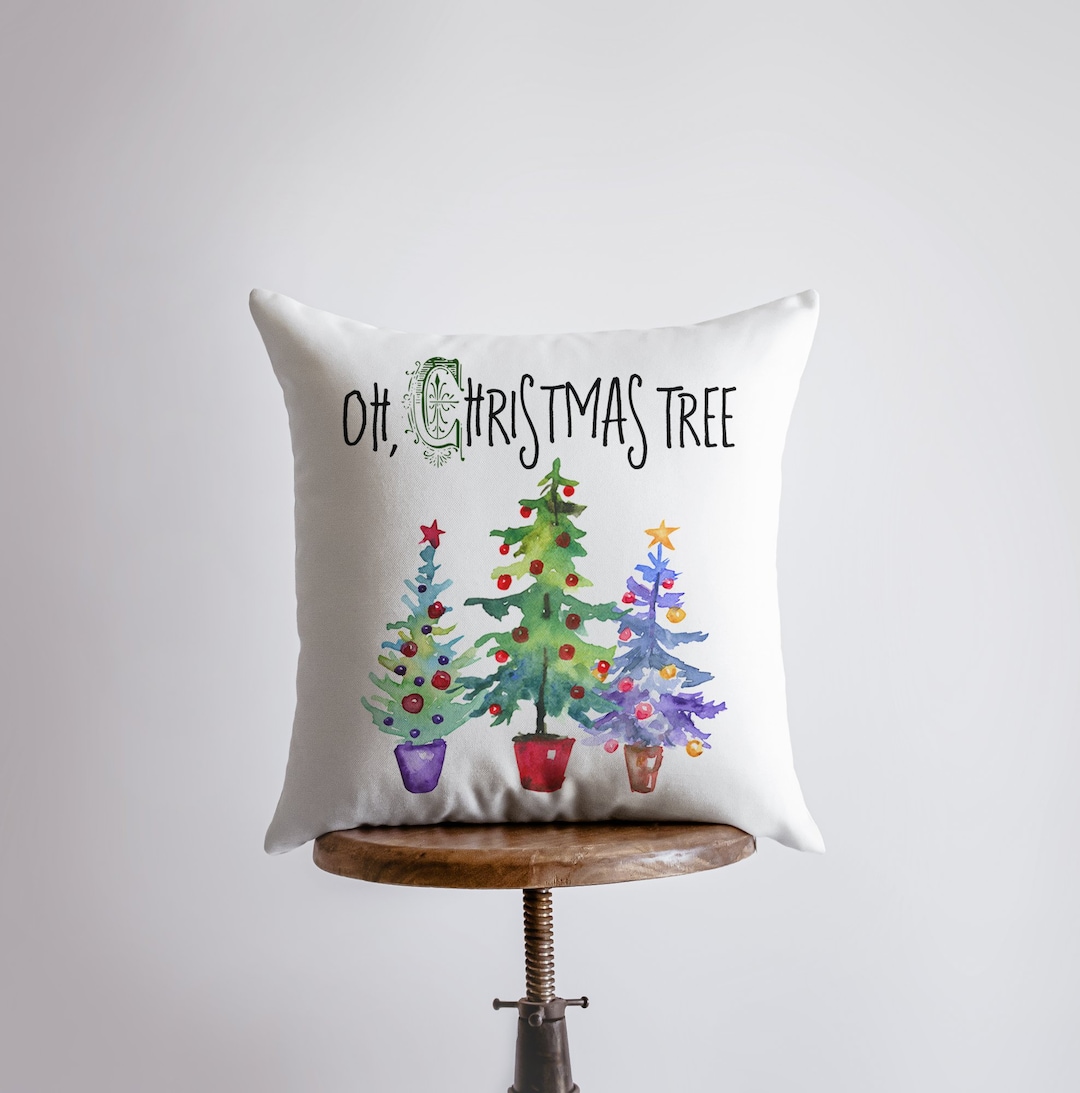 Oh Christmas Tree Throw Pillows Christmas Pillow - Etsy