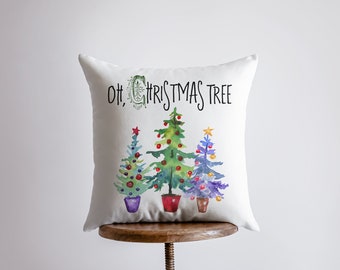 Oh, Tannenbaum | Kissen | Weihnachtskissen | Weihnachtsdeko Kissen | Weihnachtsbaum | Beste Freundin Weihnachtsgeschenk | Neues Zuhause Geschenk