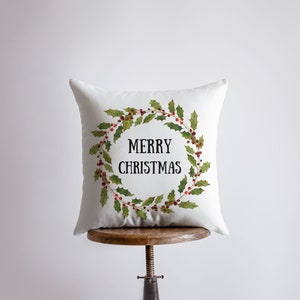 Merry Christmas | Pillow Cover | Christmas Pillow | Christmas Decor | Throw Pillow | Home Decor | Decorative Pillows for Couch | Sofa Pillow