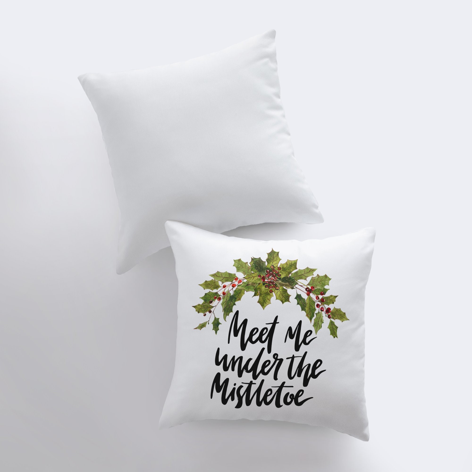 Lets 2025 mistletoe pillow