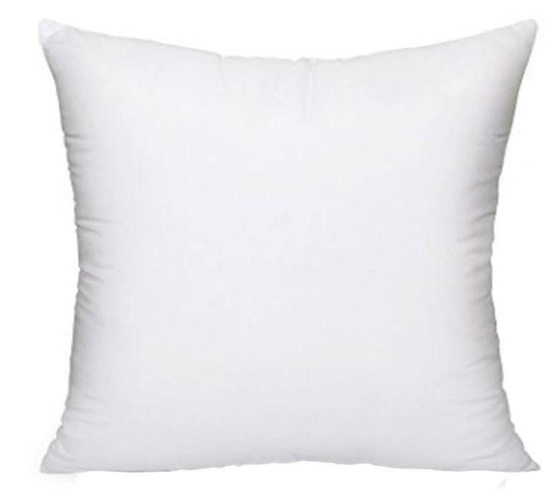 Throw Pillow Insert White Set of 4 for Decorative Cushion Stuffers Premium  Sham Square Form Bed Indoor Couch Sofa Home Office - 18x18 Inches 