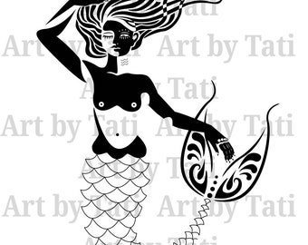 Mermaid SVG / Nautical SVG / Beach SVG / file clip art Cricut