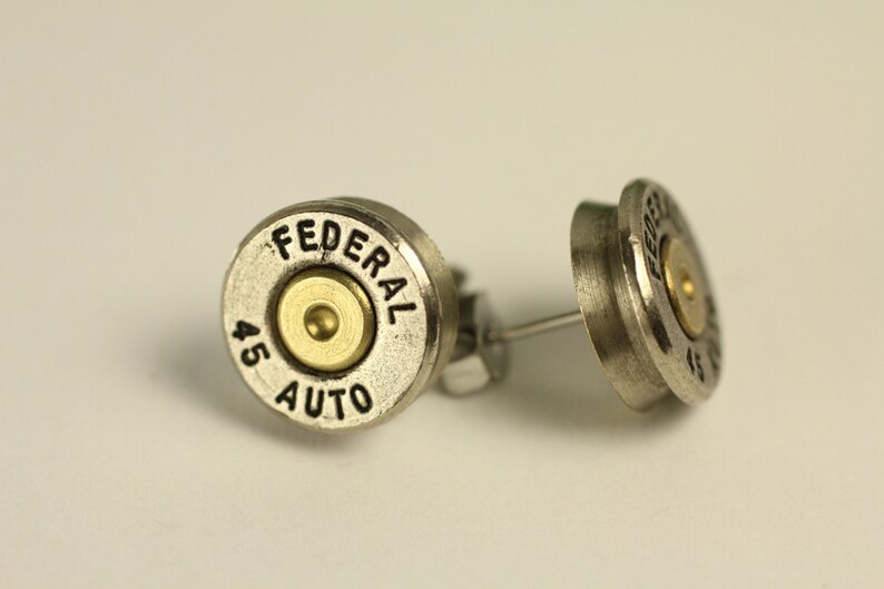 Federal 45 Auto Nickel Plated Bullet Heads Surgical Steel Etsy