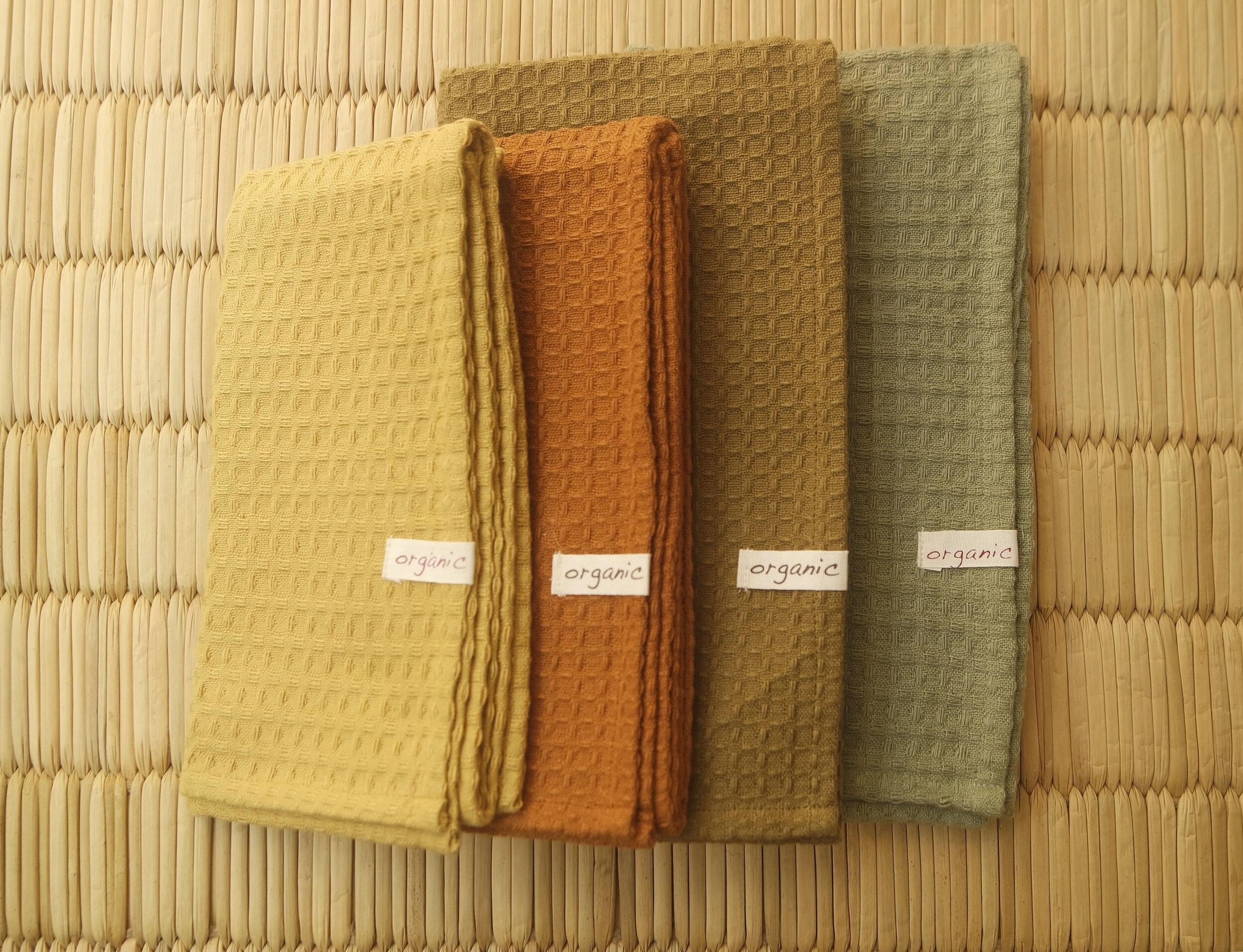 HANDWOVEN ORGANIC COTTON STRIPED TOWELS IN ECRU – Ellei Home