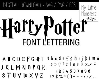 Download Harry Potter Font Svg Etsy