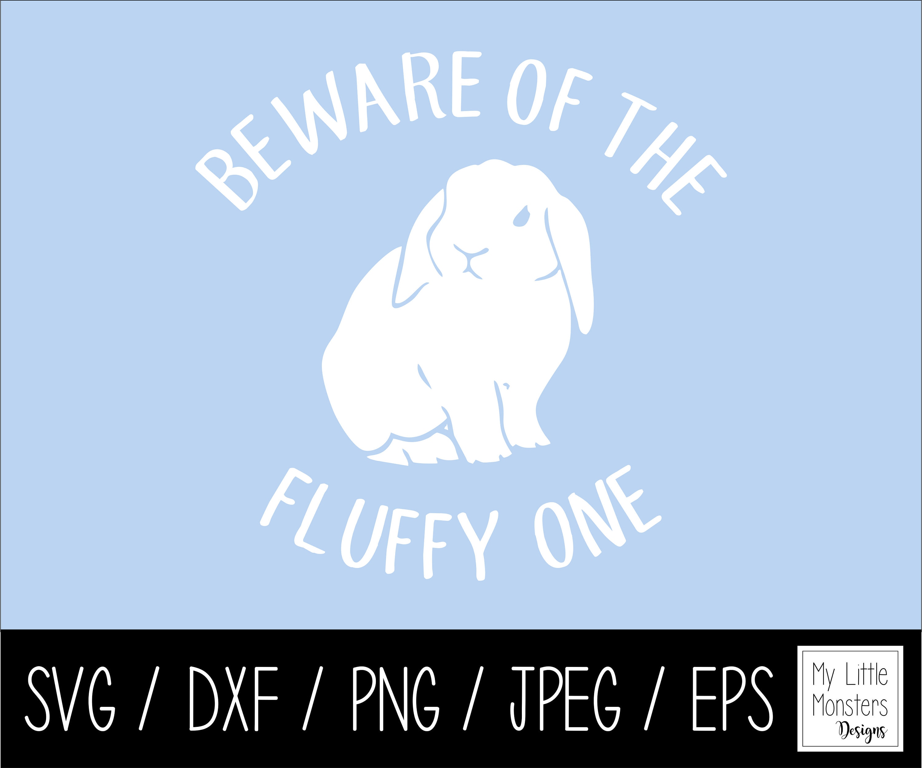 Beware of the Fluffy One Holland Lop Bunny Rabbit Easter Etsy New Zealand