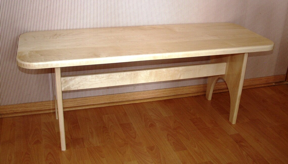 Hard Rock Maple Coffee Table Etsy