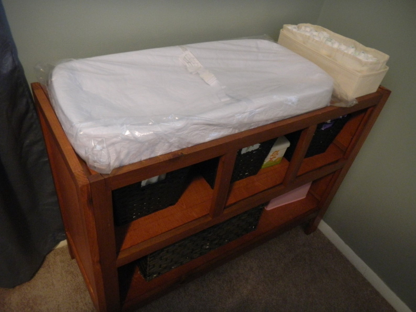 Barn Wood Baby Changing Table Etsy