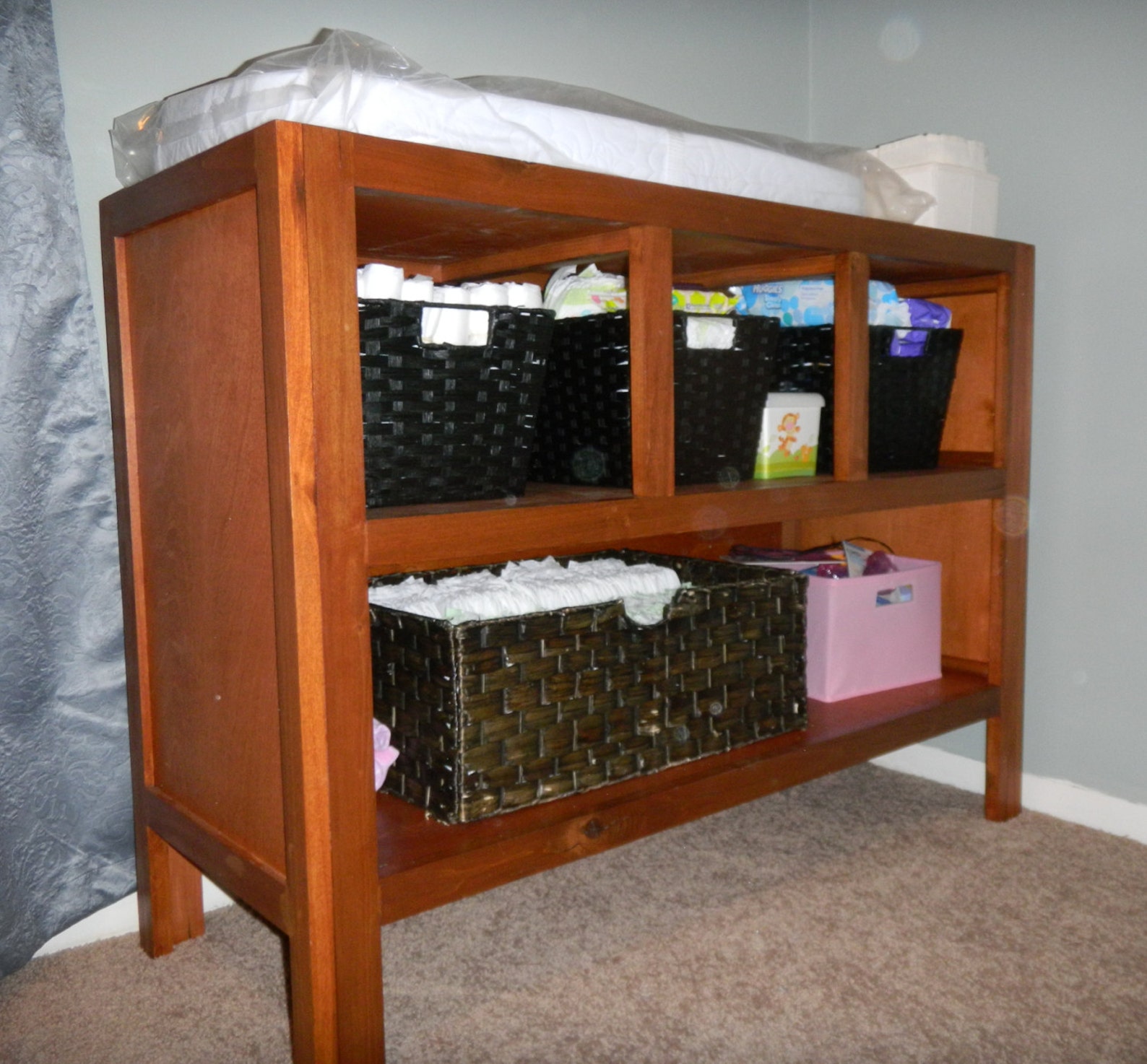 Barn Wood Baby Changing Table Etsy