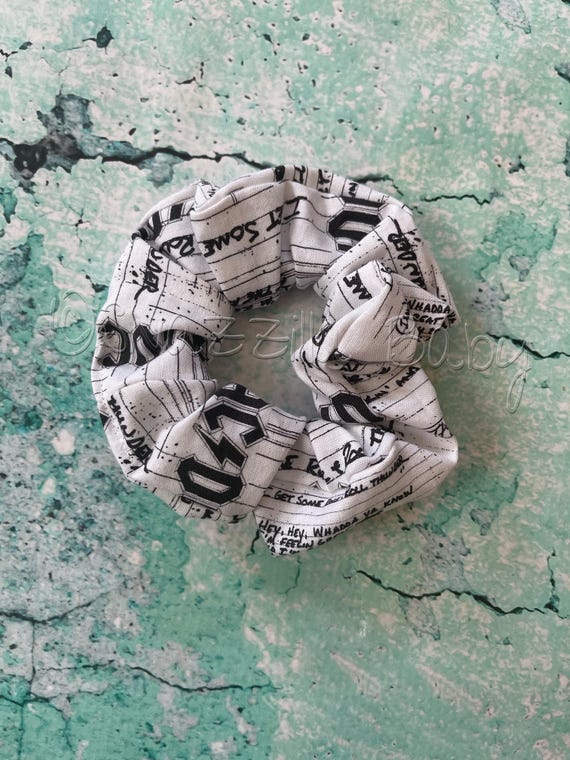 AC/DC Scrunchie - Etsy display picture 1
