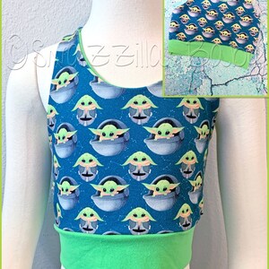 Kids’ 8 Baby Alien Crop Top