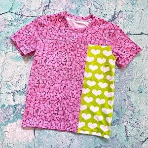 6 Bauklotz-T-Shirt für Kinder