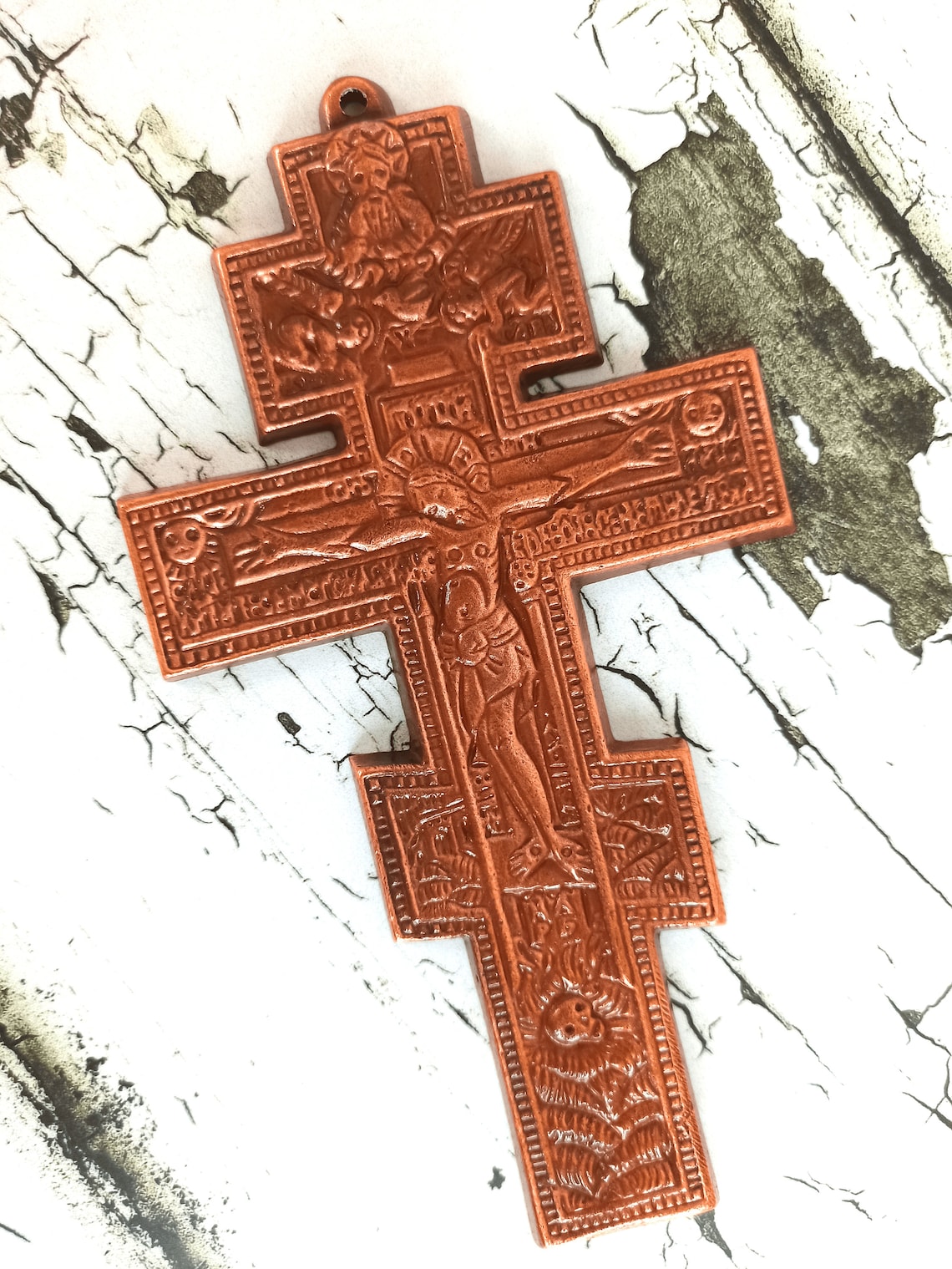 Orthodox cross wall crucifix Large Christian crucifixes Etsy