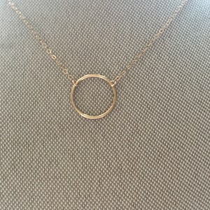 Gold Circle Neckalce // Eternity Necklace // Gold Circle-Eternity Necklace