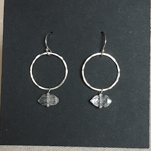 Herkimer Diamond Sterling Silver Earrings