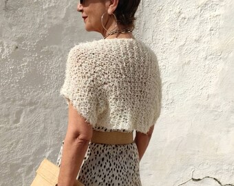 Cream Shrug - Etsy UK