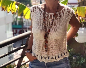 punto calado chompas tejidas a palitos para damas 2014