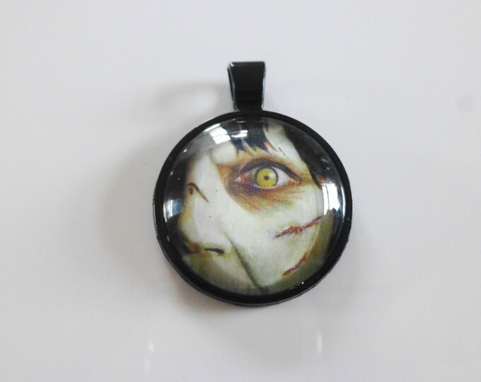 Alternative necklace choker Gothic The Exorcist pendant necklace Horror movie fan jewellery Cult Classic