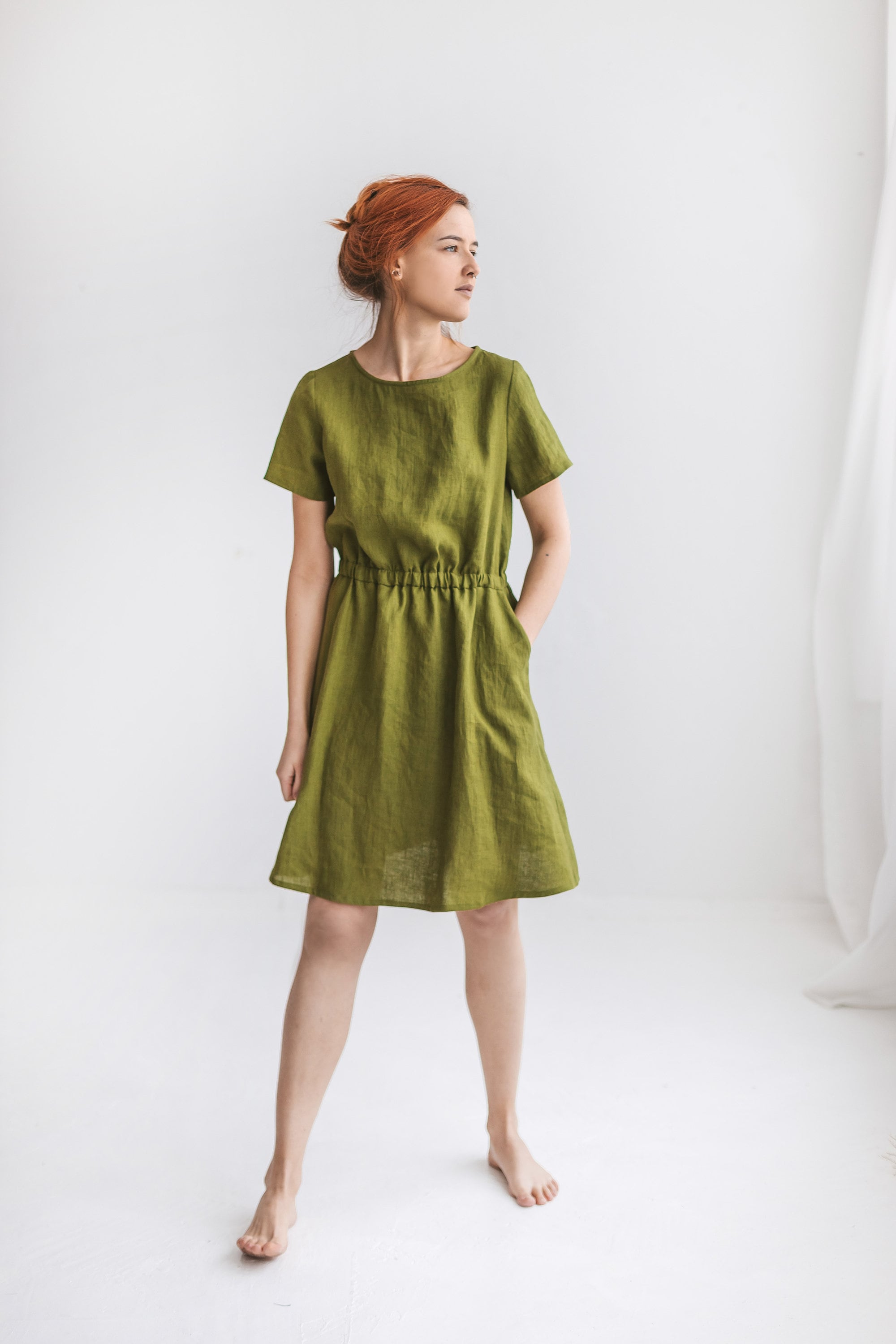 Short Sleeves Dress - Etsy