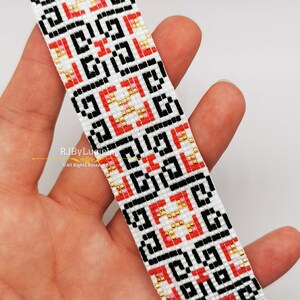 Pretty Traditional Loom Pattern |  loom patterns |beaded pattern | beaded loom patterns | beading pattern