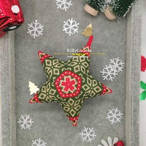 Winter Sweater Star Tutorial- English | peyote star | 3d peyote star | beaded star pattern | Peyote star patterns
