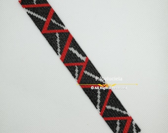 Broken Triangles Peyote Pattern | peyoted pattern | peyote bracelet  | seed bead pattern | peyote beaded pattern | peyote beaded pattern