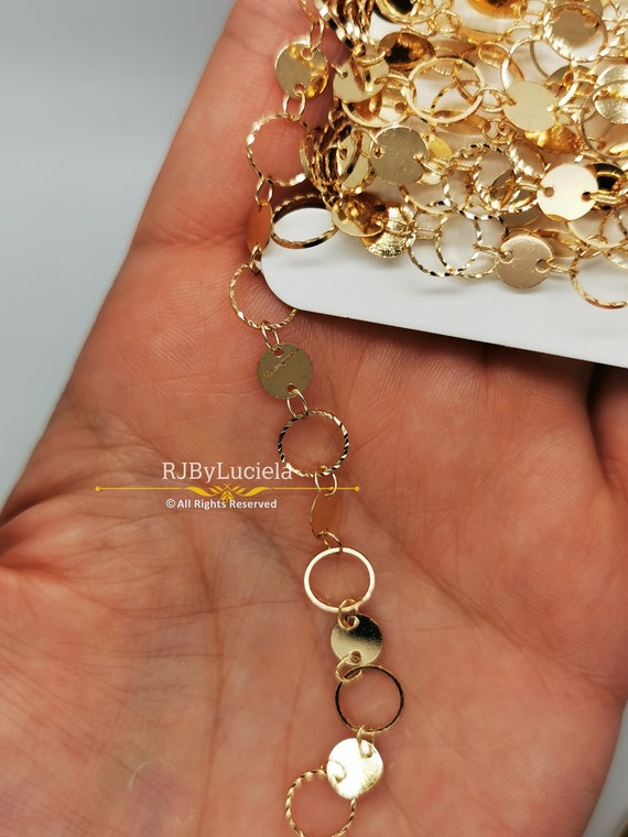 Gold Chains Jewelry Making  Bracelet Findings Accessories