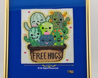 Wzór na gobelin z motywem pejotlu i kolczastej miłości | Wzór pejotlu | Mini gobelin z pejotlem | Wzór pejotlowy | Wzór koralikowy