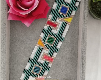 Unsichtbare Linien Peyote Muster - Even Count | Peyote Muster | Peyote Armband | Rocailles Muster | Peyote Perlenmuster | Peyote Muster