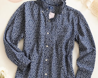 Repurposed Preloved Shirts | Sustainable Upcycled Blouses | Ruffle Collar Shirts  | Eco Fashion | Unique One-Off Piece