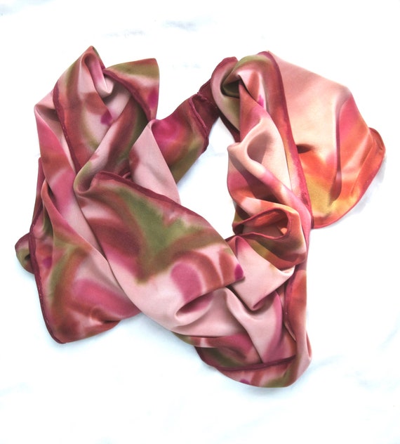 thick silk scarf